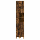 vidaXL Badkamerkast met Open Plank ALKMAAR Wit 30 x 31 x 190 cm