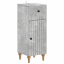 vidaXL Bathroom Storage Cabinet ALKMAAR White 30 x 31 x 80 cm Engineered Wood