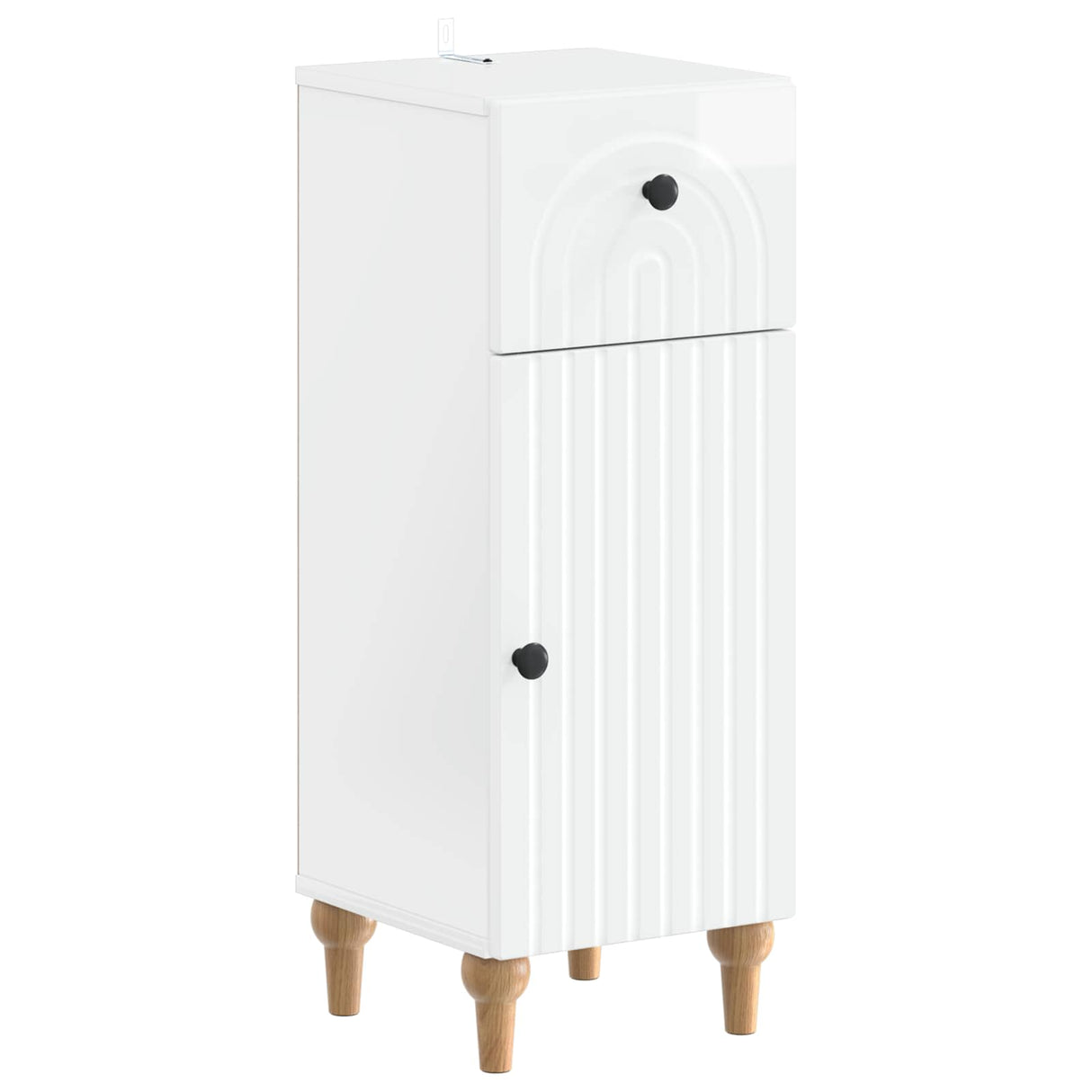 vidaXL Bathroom Storage Cabinet ALKMAAR White 30 x 31 x 80 cm Engineered Wood