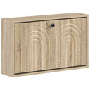 vidaXL Wall-Mounted Shoe Cabinet ALKMAAR 71 x 17 x 43 cm White