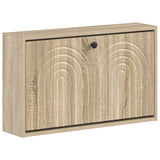 vidaXL Wall-Mounted Shoe Cabinet ALKMAAR 71 x 17 x 43 cm White