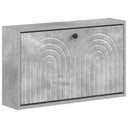 vidaXL Wall-Mounted Shoe Cabinet ALKMAAR 71 x 17 x 43 cm White