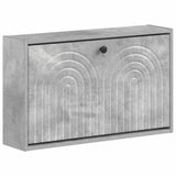 vidaXL Wall-Mounted Shoe Cabinet ALKMAAR 71 x 17 x 43 cm White