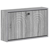 vidaXL Wall-Mounted Shoe Cabinet ALKMAAR 71 x 17 x 43 cm White
