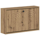 vidaXL Wall-Mounted Shoe Cabinet ALKMAAR 71 x 17 x 43 cm White