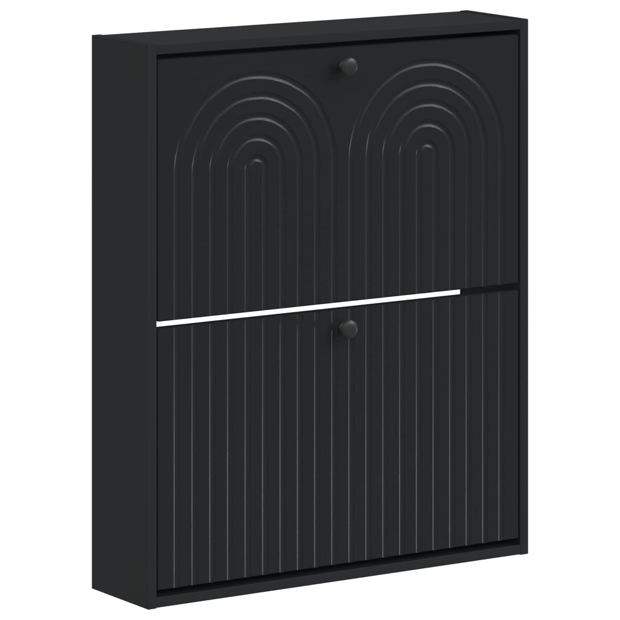 vidaXL Wandgemonteerde Schoenenkast ALKMAAR 71 x 17 x 86 cm Wit