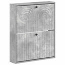 vidaXL Wandgemonteerde Schoenenkast ALKMAAR 71 x 17 x 86 cm Wit
