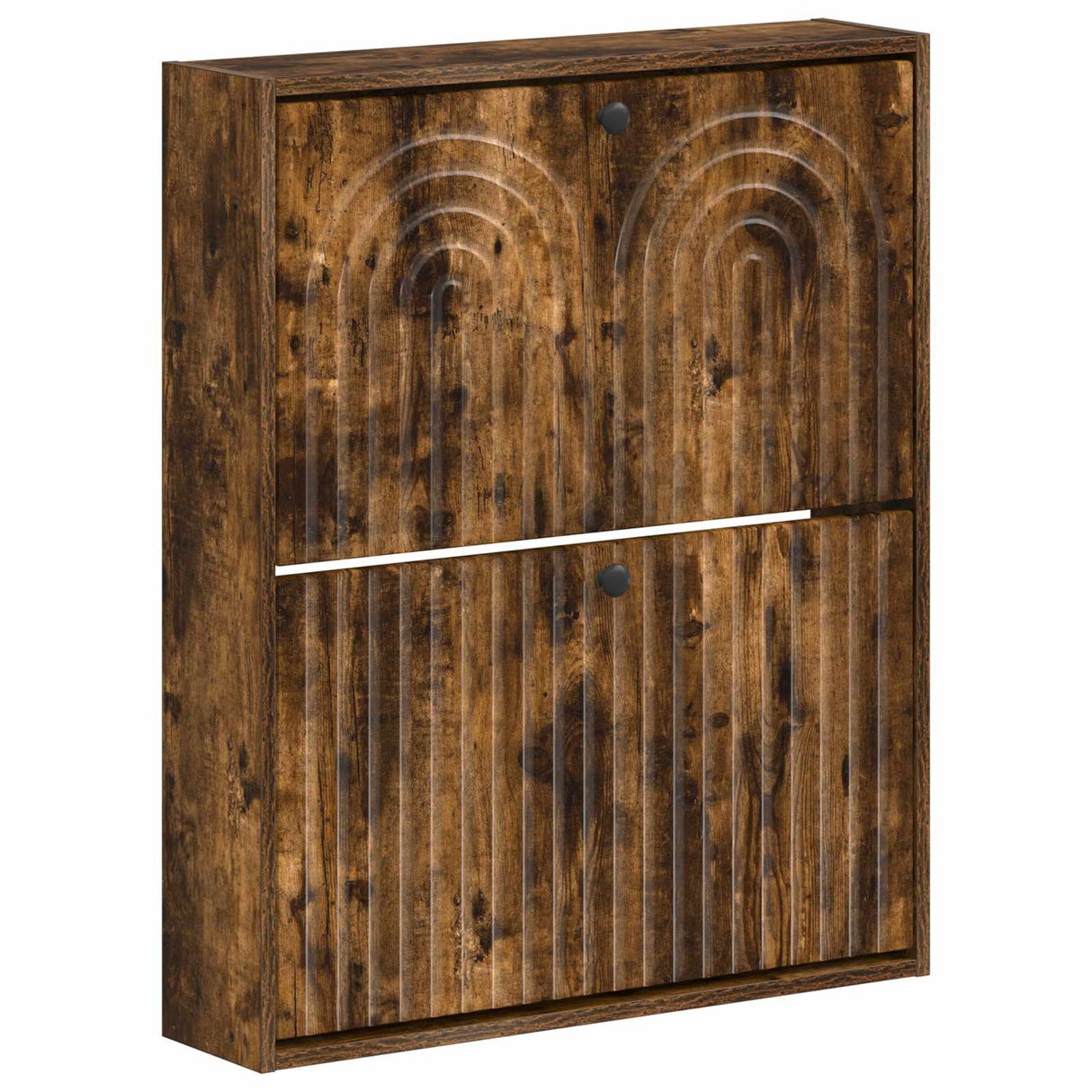 vidaXL Wandgemonteerde Schoenenkast ALKMAAR 71 x 17 x 86 cm Wit