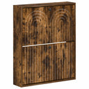 vidaXL Wandgemonteerde Schoenenkast ALKMAAR 71 x 17 x 86 cm Wit