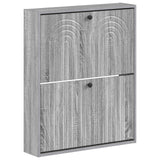 vidaXL Wandgemonteerde Schoenenkast ALKMAAR 71 x 17 x 86 cm Wit