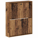 vidaXL Wandgemonteerde Schoenenkast ALKMAAR 71 x 17 x 86 cm Wit