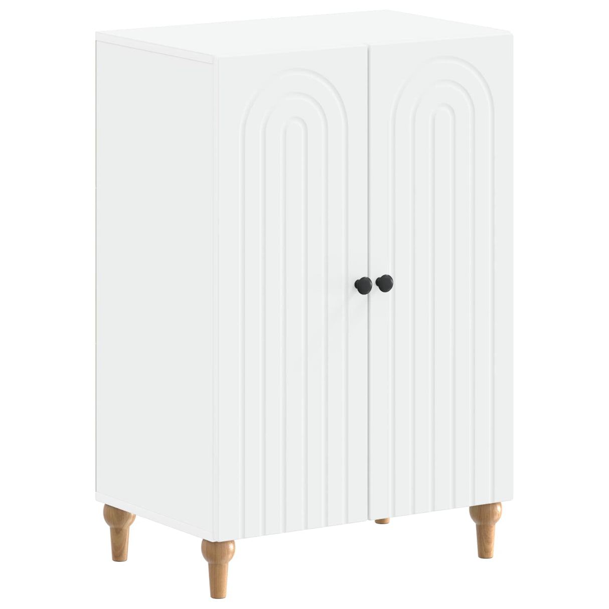 vidaXL Shoe cabinet ALKMAAR 59.5 x 39.5 x 90 cm Engineered wood White