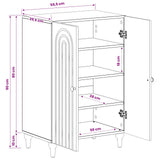 vidaXL Shoe cabinet ALKMAAR 59.5 x 39.5 x 90 cm Engineered wood White