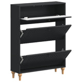 vidaXL Schoenenkast ALKMAAR 78 x 24 x 103 cm Bewerkt hout Wit