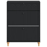 vidaXL Schoenenkast ALKMAAR 78 x 24 x 103 cm Bewerkt hout Wit