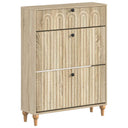 vidaXL Schoenenkast ALKMAAR 78 x 24 x 103 cm Bewerkt hout Wit
