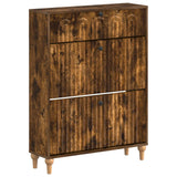 vidaXL Schoenenkast ALKMAAR 78 x 24 x 103 cm Bewerkt hout Wit