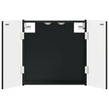 vidaXL Dartbord Kabinet ALKMAAR Wit 52,5 x 10,5 x 53,5 cm Bewerkt hout
