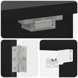 vidaXL Dartbord Kabinet ALKMAAR Wit 52,5 x 10,5 x 53,5 cm Bewerkt hout