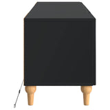 vidaXL LED tv-meubel Wit Bewerkt hout