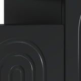 vidaXL LED tv-meubel Wit Bewerkt hout