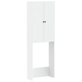 vidaXL Toiletkast ALKMAAR Wit 66 x 25,5 x 190 cm Bewerkt hout