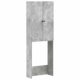 vidaXL Toiletkast ALKMAAR Wit 66 x 25,5 x 190 cm Bewerkt hout