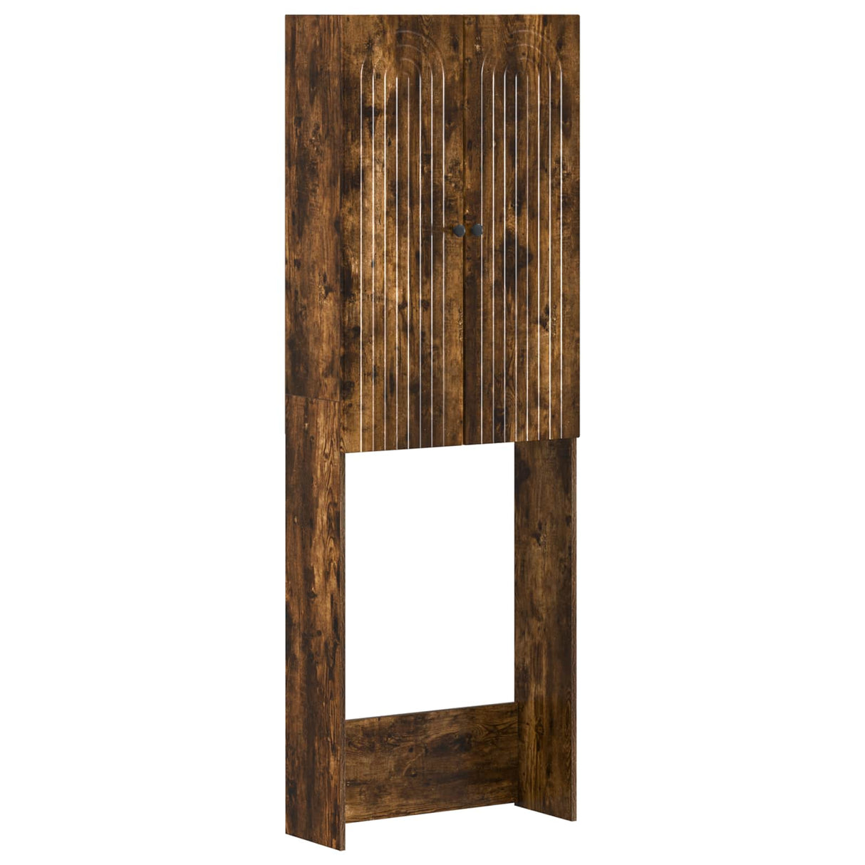 vidaXL Toiletkast ALKMAAR Wit 66 x 25,5 x 190 cm Bewerkt hout