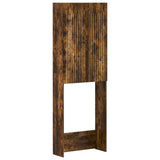 vidaXL Toiletkast ALKMAAR Wit 66 x 25,5 x 190 cm Bewerkt hout