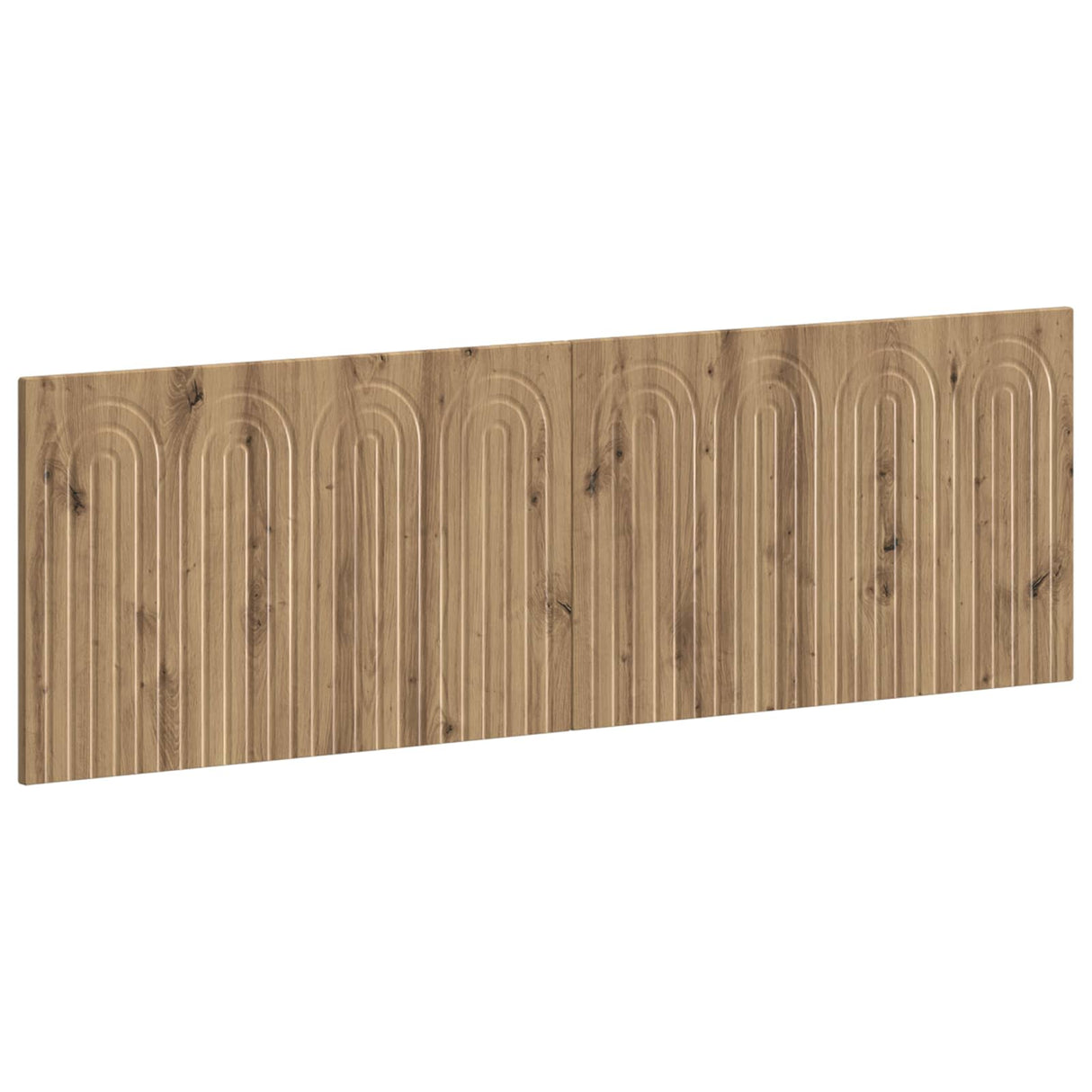 vidaXL Wandgemonteerd Hoofdbord ALKMAAR Wit Bewerkt hout