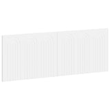 vidaXL Wandgemonteerd Hoofdbord ALKMAAR Wit Bewerkt hout