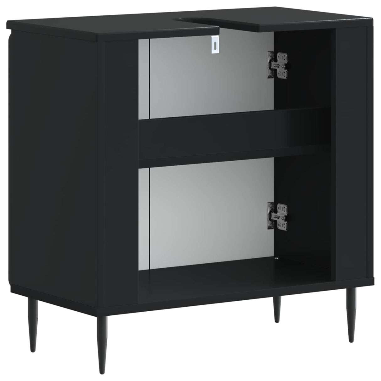 vidaXL Wastafel kabinet voor de badkamer ZWOLLE Wit