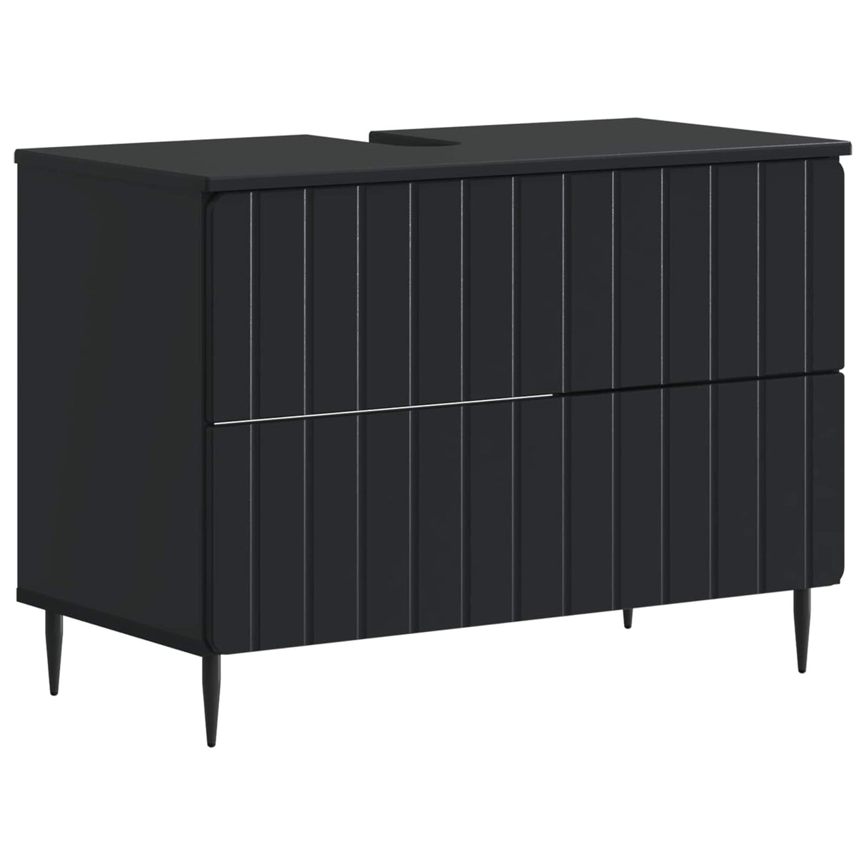 vidaXL Wastafel kabinet voor de badkamer ZWOLLE Wit 82 x 41 x 58,5 cm