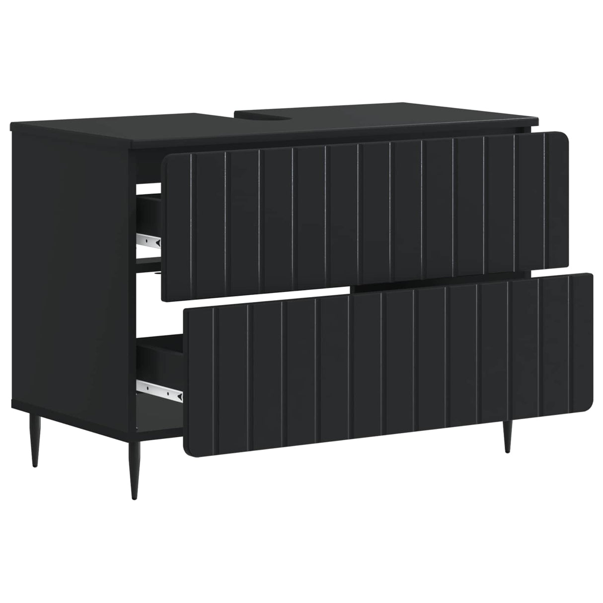vidaXL Wastafel kabinet voor de badkamer ZWOLLE Wit 82 x 41 x 58,5 cm