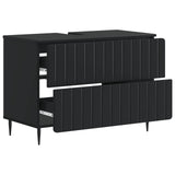 vidaXL Wastafel kabinet voor de badkamer ZWOLLE Wit 82 x 41 x 58,5 cm