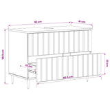 vidaXL Wastafel kabinet voor de badkamer ZWOLLE Wit 82 x 41 x 58,5 cm