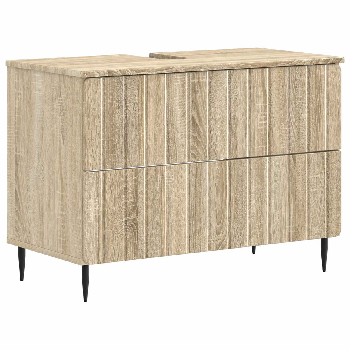 vidaXL Wastafel kabinet voor de badkamer ZWOLLE Wit 82 x 41 x 58,5 cm