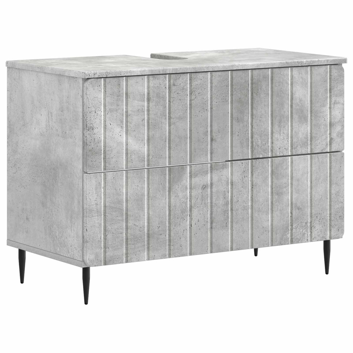 vidaXL Wastafel kabinet voor de badkamer ZWOLLE Wit 82 x 41 x 58,5 cm