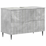 vidaXL Wastafel kabinet voor de badkamer ZWOLLE Wit 82 x 41 x 58,5 cm