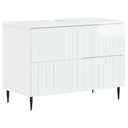 vidaXL Wastafel kabinet voor de badkamer ZWOLLE Wit 82 x 41 x 58,5 cm