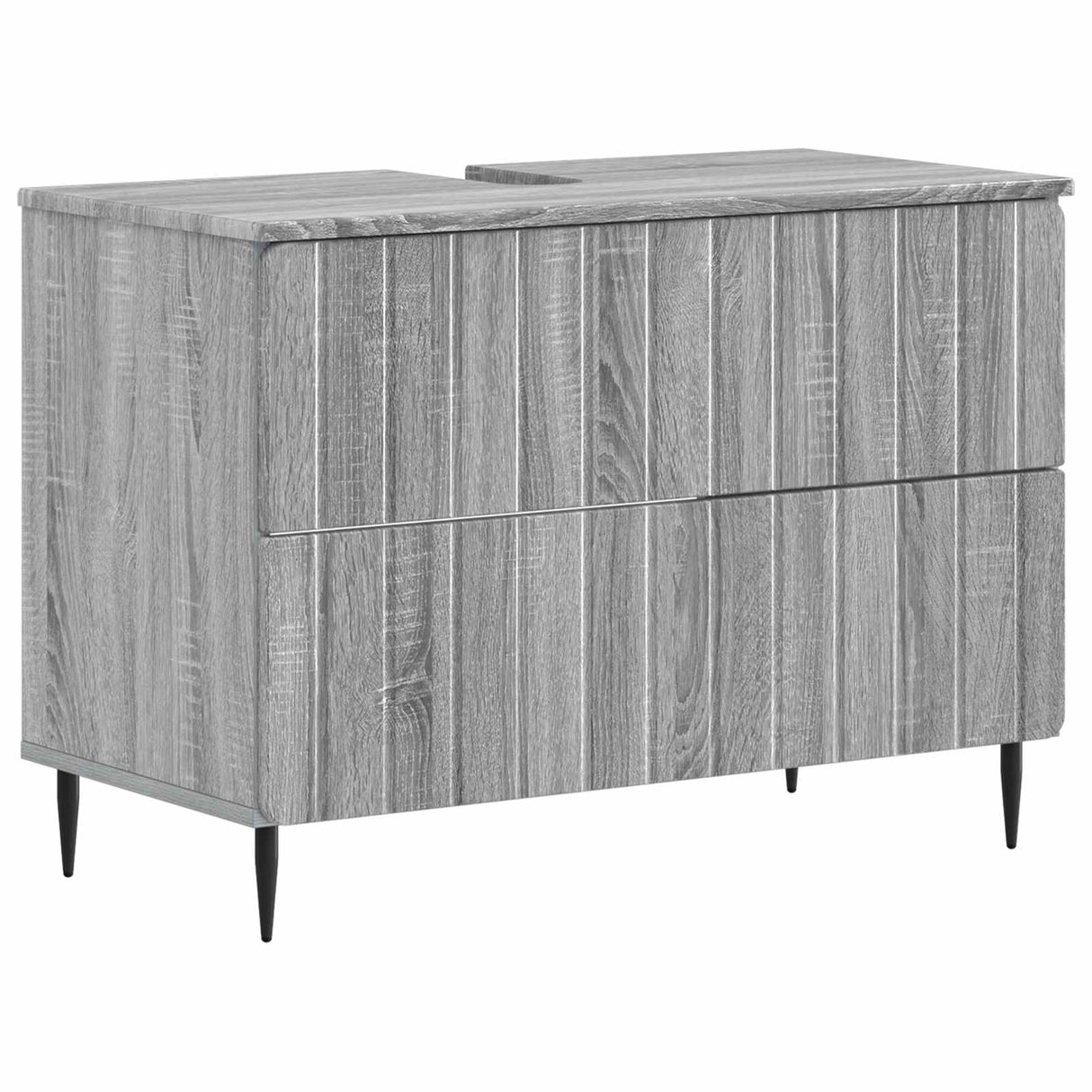 vidaXL Wastafel kabinet voor de badkamer ZWOLLE Wit 82 x 41 x 58,5 cm