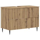 vidaXL Wastafel kabinet voor de badkamer ZWOLLE Wit 82 x 41 x 58,5 cm