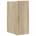vidaXL Badkamer wandkast ZWOLLE Wit 30 x 31 x 63 cm Bewerkt hout