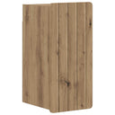 vidaXL Badkamer wandkast ZWOLLE Wit 30 x 31 x 63 cm Bewerkt hout