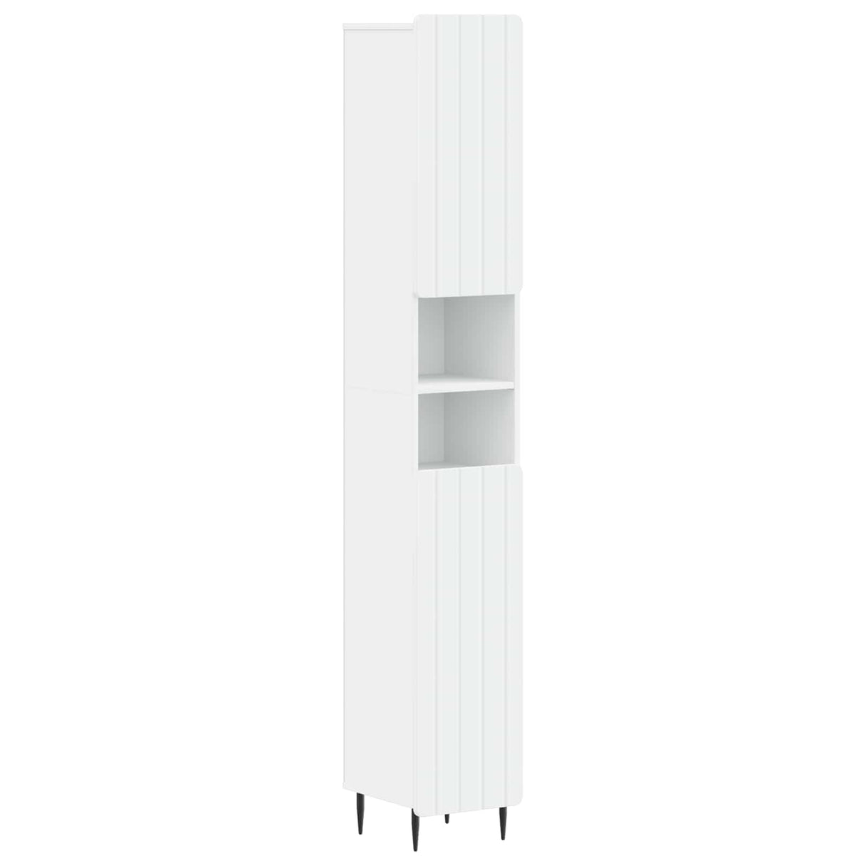 vidaXL Badkamerkast met Open Plank ZWOLLE Wit 30 x 31 x 189,5 cm
