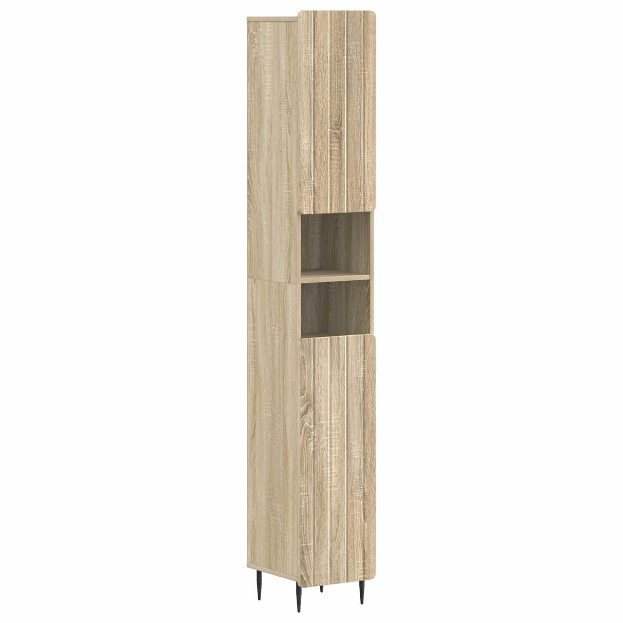 vidaXL Badkamerkast met Open Plank ZWOLLE Wit 30 x 31 x 189,5 cm