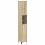 vidaXL Badkamerkast met Open Plank ZWOLLE Wit 30 x 31 x 189,5 cm