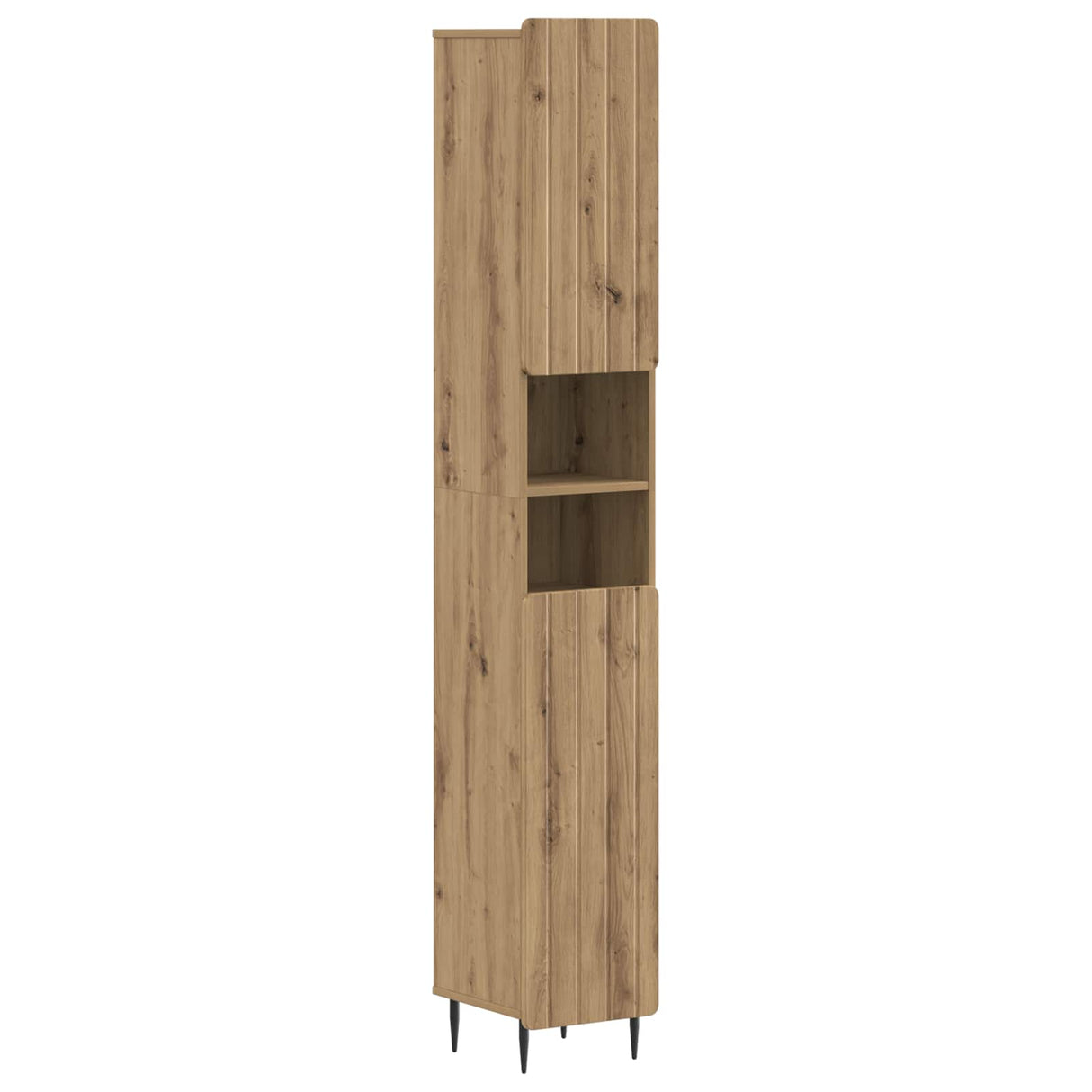 vidaXL Badkamerkast met Open Plank ZWOLLE Wit 30 x 31 x 189,5 cm