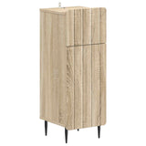 vidaXL Badkamer Opbergkast ZWOLLE Wit 30 x 31 x 79,5 cm Bewerkt hout
