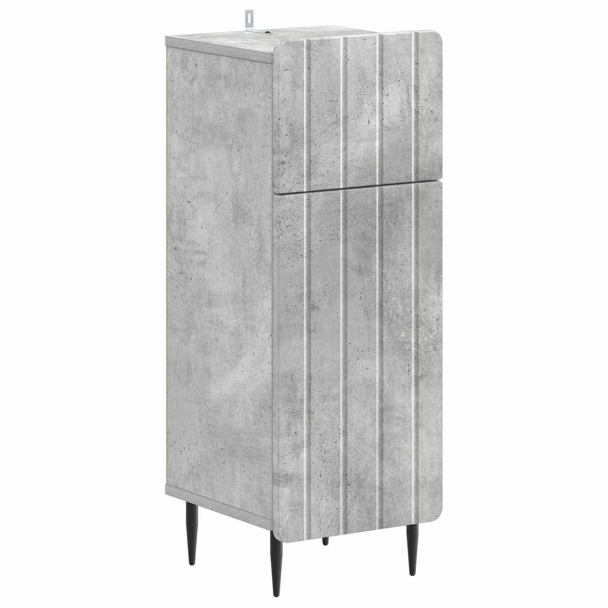 vidaXL Badkamer Opbergkast ZWOLLE Wit 30 x 31 x 79,5 cm Bewerkt hout